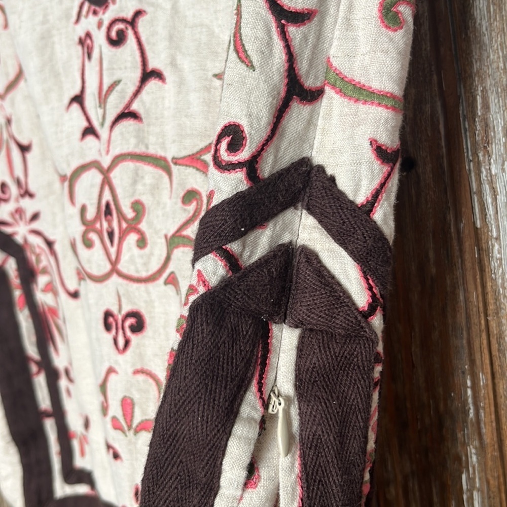 Tory Burch Embroidered Tunic - Black and Pink - Picture 4 of 8